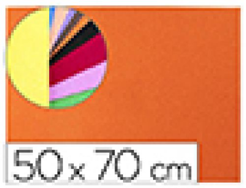 Goma eva liderpapel textura toalha laranja placa 50x70cm 60gr espessura 2mm , Liderpapel , 75131 , 8423473751316
